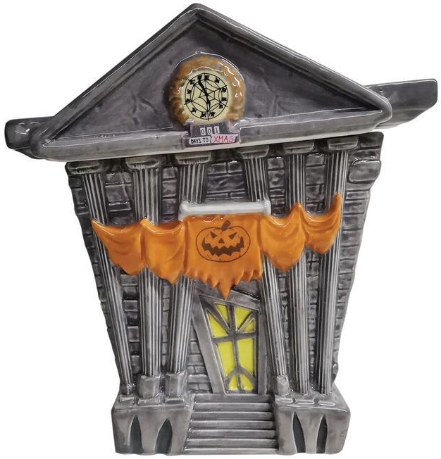 Disney Pixar Ceramics 6010946 Nightmare City Hall Cookie Jar