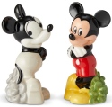 Disney by Department 56 6002271 Mickey Then and Now Salt and Pepper