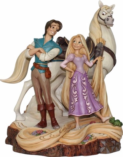 Jim Shore Disney 4059736 Tangled Carved by Heart