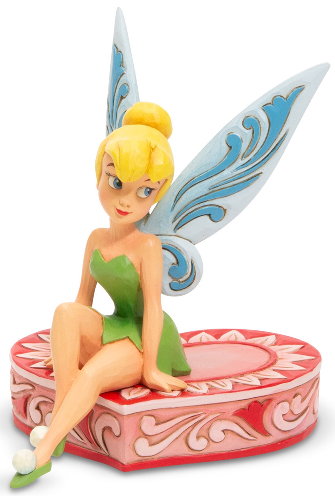 Disney Traditions by Jim Shore 6005966 Tinkerbell on a Box of Chocolates Figurine