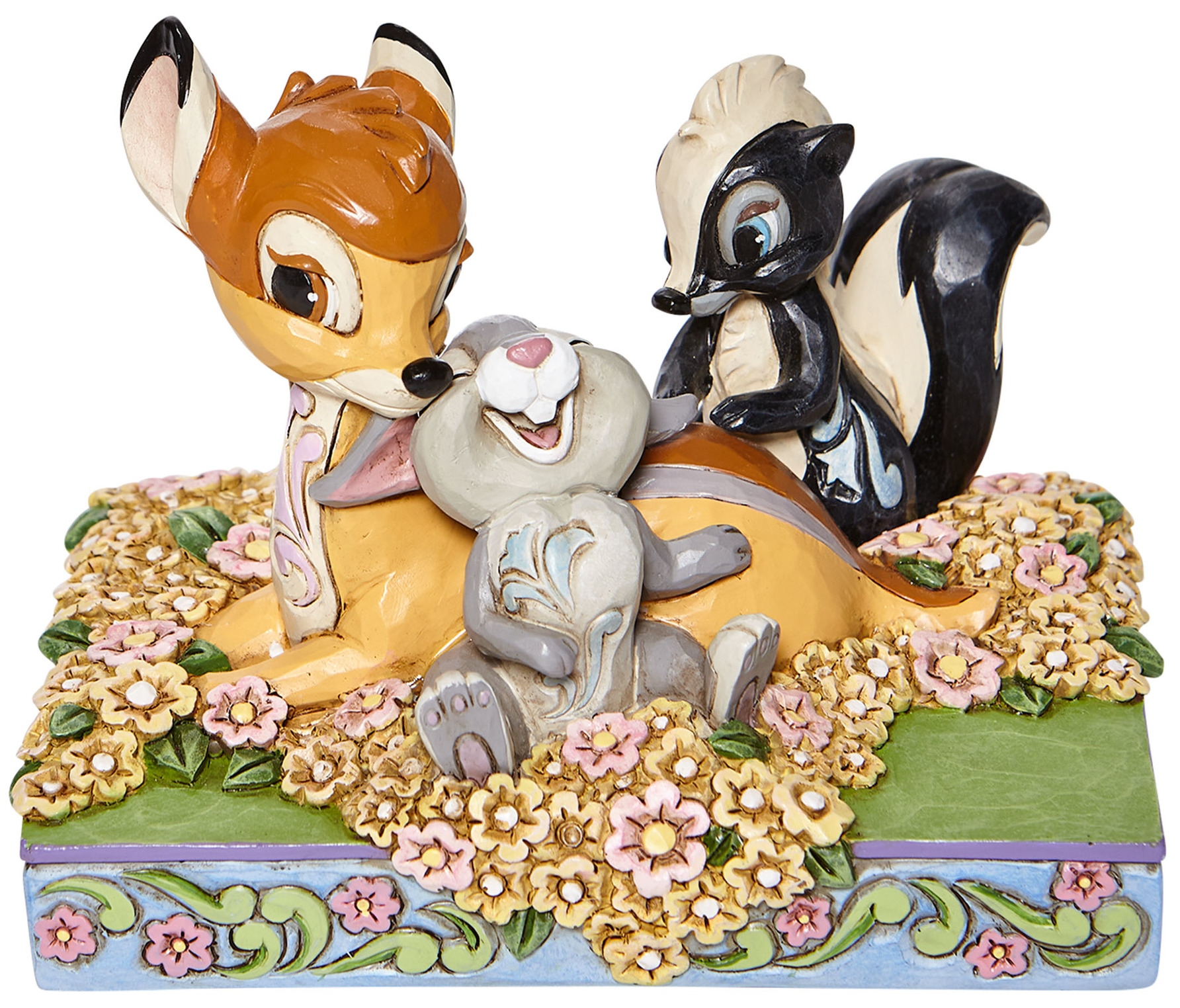 Jim Shore Disney 6008318 Bambi Thumper & Flowers Figurine