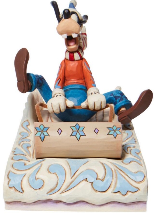 Disney Traditions by Jim Shore 6008974 Goofy Sledding Figurine