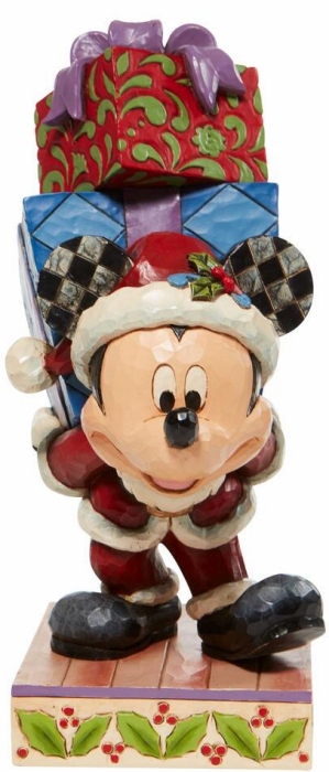 Jim Shore Disney 6008978 Mickey with Presents Figurine