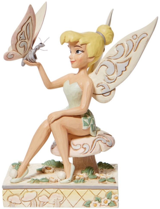 Jim Shore Disney 6008994i Tinkerbell White Woodland Figurine