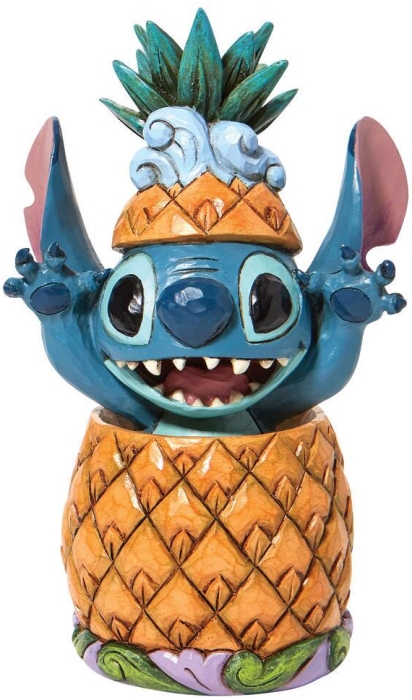 Disney Traditions by Jim Shore 6010088 Stitch In a Pineapple Figurine