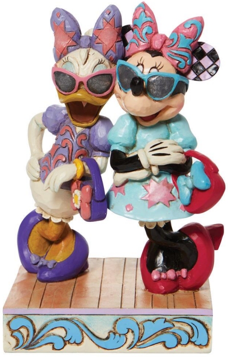 Jim Shore Disney 6010089 Minnie & Daisy Fashionista Figurine