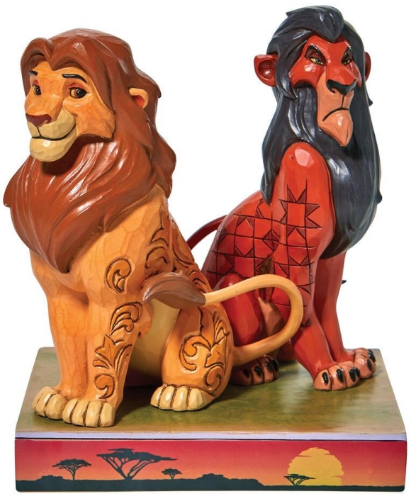Jim Shore Disney 6010093N Simba & Scar Figurine