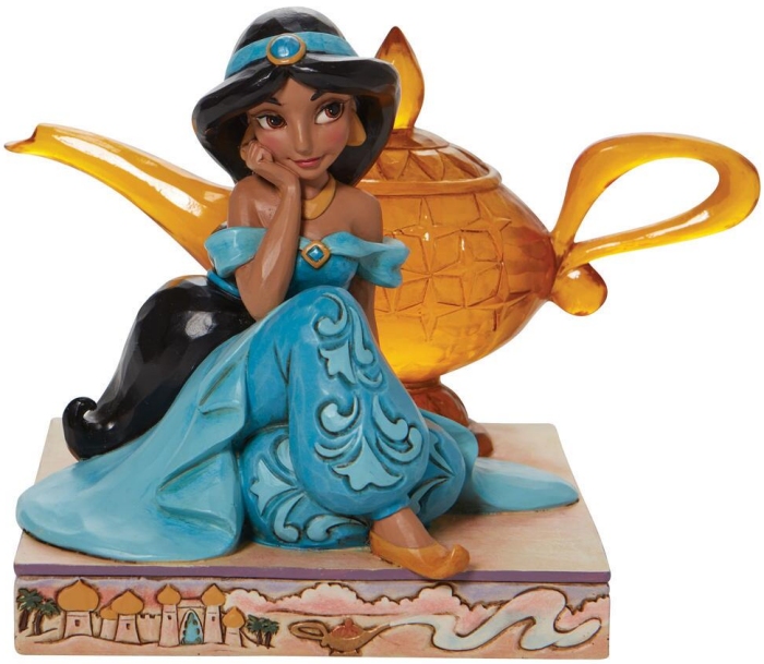 Jim Shore Disney 6010097N Jasmine & Genie Lamp Figurine
