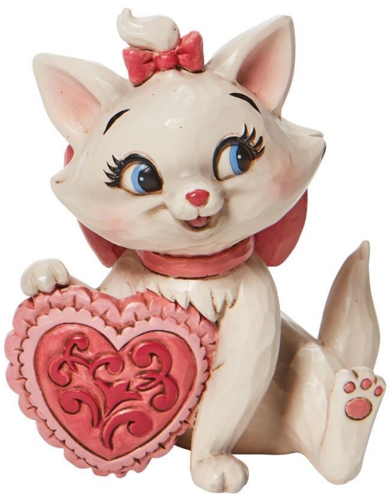Disney Traditions by Jim Shore 6010107N Marie Holding Heart Figurine