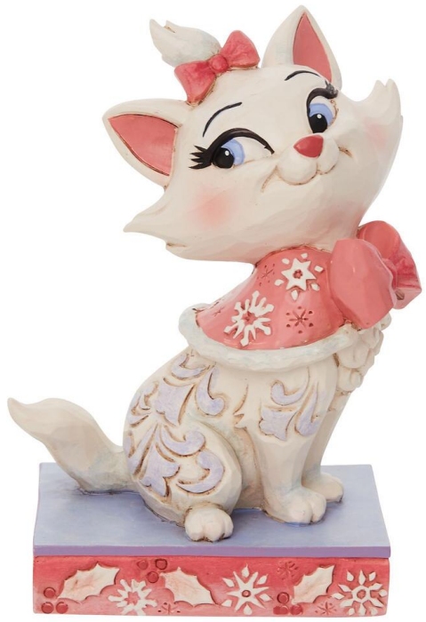 Disney Traditions by Jim Shore 6010875 Marie Christmas Pose Figurine