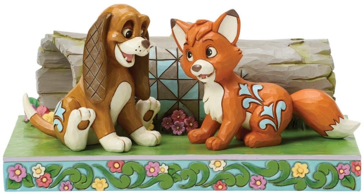 Jim Shore Disney 6017858N Fox and the Hound Figurine