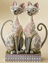 Jim Shore Disney 4007215 Si and Am Siamese Cats
