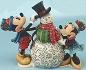 Jim Shore Disney 4013968 Dressing Up For the Holidays