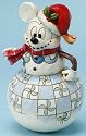 Jim Shore Disney 4016571 Swaying Mickey Snowman