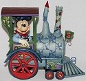 Jim Shore Disney 4016585 Mickey Mouse Pull Train