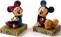 Jim Shore Disney 4026094 Minnie & Mickey Bookends