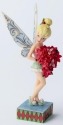 Jim Shore Disney 4027935 Tink with poinsettia bough