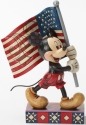Jim Shore Disney 4032875 Mickey with Flag