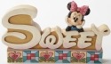 Disney Traditions by Jim Shore 4032897 Minnie Sweet Word Plaque