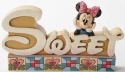 Jim Shore Disney 4032897 Minnie Sweet Word Plaque