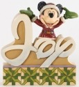 Jim Shore Disney 4033261 Joy Word Plaque