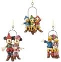 Jim Shore Disney 4033272 Ski Lift Ornament Set