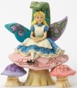 Jim Shore Disney 4037506 Alice on Mushroom