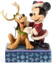 Disney Traditions by Jim Shore 4039033 Santa Mickey w Pluto