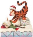 Disney Traditions by Jim Shore 4039044 Tigger pouncing on Snowman