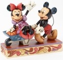 Jim Shore Disney 4039067 Mickey pushing Minnie