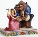 Jim Shore Disney 4039075 Belle and Beast Winter