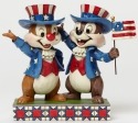 Jim Shore Disney 4045236 Patriotic Chip n Dale