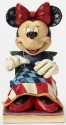 Jim Shore Disney 4045237 Americana Minnie Mouse