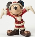 Jim Shore Disney 4046016 Santa Mickey TA DA Pose