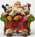 Disney Traditions by Jim Shore 4046017 Santa in Chair with Mick