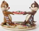 Jim Shore Disney 4046023 Chip n Dale on Plate o