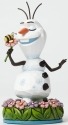 Jim Shore Disney 4046037 Olaf with Flower