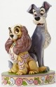 Jim Shore Disney 4046040 Lady and Tramp 60th Anni