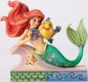 Jim Shore Disney 4054274 Ariel with Flounder