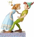 Jim Shore Disney 4059725 Peter Pan and Wendy 65th