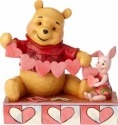 Jim Shore Disney 4059746 Pooh and Piglet Heart Va