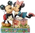 Jim Shore Disney 6000970 Kissing Booth Mickey and M