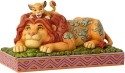 Jim Shore 6000972i Disney Simba and Mufasa