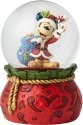 Jim Shore Disney 6001360 Santa Mickey Waterball