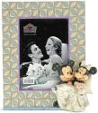 Disney Traditions by Jim Shore 6001368 Mickey & Minnie Wedding Photo Frame