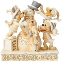 Jim Shore Disney 6002828 White Woodland Fab 4