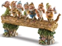 Disney Traditions by Jim Shore 6005147 Seven Dwarfs on log Mast