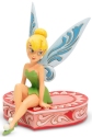 Jim Shore Disney 6005966 Tinkerbell on a Box of Chocolates Figurine