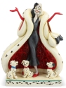 Jim Shore 6005970 Cruella De Vil with Puppies Figurine