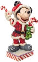 Disney Traditions by Jim Shore 6007068 Santa Mickey with Candy Figurine